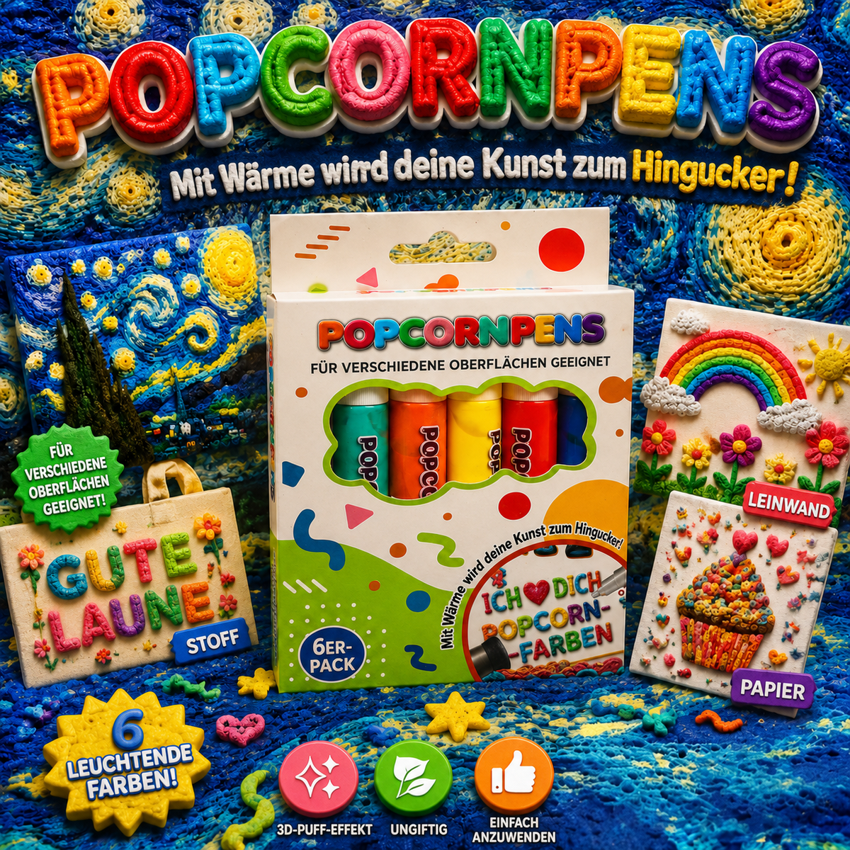 🤩 Nur heute: 80 % Rabatt🎠 |Rovira® 3D-Relief-Kunststift – Erwecke deine Zeichnungen zum Leben! 🪄🎨